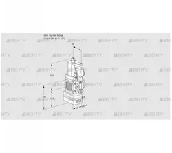 VAD2T-/40N/NQGR-100A (88033091) Газовый клапан с регулятором давления Kromschroder