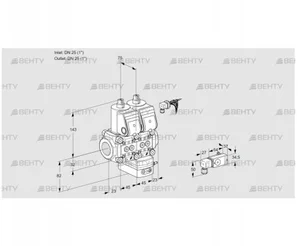 VCD1E25R/25R05ND-25WR/2-PP/PPPP (88104142) Регулятор давления Kromschroder