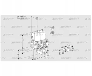 VCD1E25R/25R05ND-50WL3/2-PP/PPPP (88103556) Регулятор давления Kromschroder