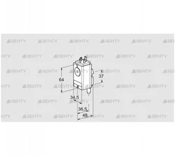 DG 110VC4-5W (84448460) Датчик-реле давления газа Kromschroder