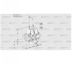 VCD1E25R/15R05ND-100VWR3/PPPP/PPPP (88101787) Регулятор давления Kromschroder