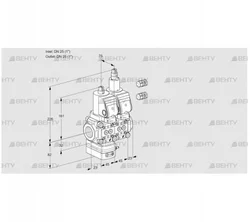 VCD1E25R/25R05D-25LWSR3/PPPP/PPPP (88100472) Регулятор давления Kromschroder