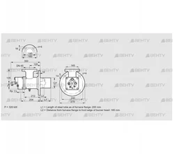 BIO 125KD-200/185-(23)E (84099868) Газовая горелка Kromschroder