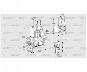 VCS780F05NLWR3E/4-B-/2-PP (88204072) Сдвоенный газовый клапан Kromschroder