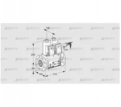 VCS780F05NNQRE/PPPP/PPEP (88204836) Сдвоенный газовый клапан Kromschroder