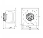 Центробежный вентилятор ebmpapst K3G355AY4002