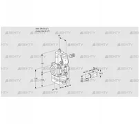 VAD350R/NW-100A (88034573) Газовый клапан с регулятором давления Kromschroder