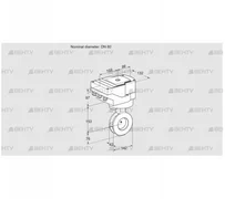 IBAF80Z05/20-07W2T (88303311) Дроссельная заслонка Kromschroder