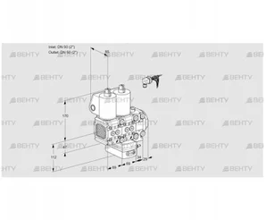 VCG2E50R/50R05FNGEVWL/PPPP/PPPP (88104361) Клапан с регулятором соотношения Kromschroder