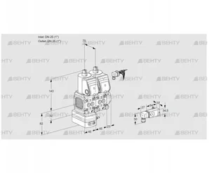 VCD1E25R/25R05FD-100NWR/-2PP/PPPP (88104590) Регулятор давления Kromschroder