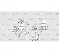 IDR80Z03A450GDW/50-15W15TR10 (88302643) Дроссельная заслонка Kromschroder