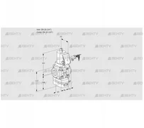 VAV120R/NWSRAK (88018912) Газовый клапан с регулятором соотношения Kromschroder