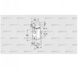 DG 40VC8D-6W (84448872) Датчик-реле давления газа Kromschroder