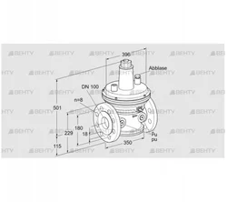 VAR 100F05-1 (86054070) Стабилизатор давления Kromschroder