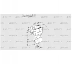 IBG65/50W05/40A2A (88302186) Дроссельная заслонка Kromschroder