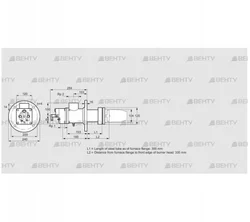 BIC 100RB-300/335-(109)E (84033249) Газовая горелка Kromschroder