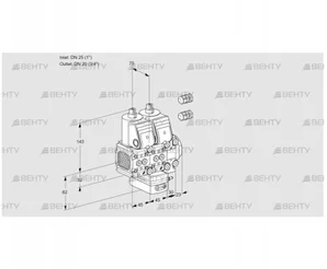 VCD1E25R/20R05FND-25VWR3/PPPP/PPPP (88101566) Регулятор давления Kromschroder