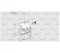 VCD1E25R/20R05F3ND-25WL/PPPP/PPMM (88102971) Регулятор давления Kromschroder