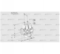 VCH1E20R/20R05NHEVWR3/PPPP/PPPP (88102555) Клапан с регулятором расхода Kromschroder