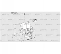 VCG2E50R/50R05NGEVWL/PPPP/PPPP (88100043) Клапан с регулятором соотношения Kromschroder