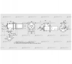 ZIC 200HBL-300/335-(23)D (84277641) Газовая горелка Kromschroder