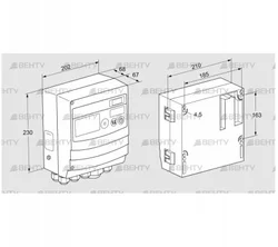 BCU460W1P2C0D0000K1E0-/LM400WF0O0E1- (88680321) Блок управления горением Kromschroder