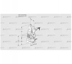 VAG1-/15R/NWSRBE (88010436) Газовый клапан с регулятором соотношения Kromschroder