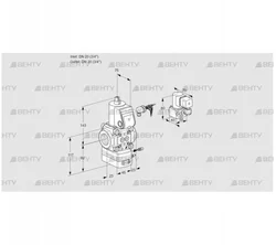 VAG120R/NWAE (88003850) Газовый клапан с регулятором соотношения Kromschroder