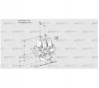 VCH2E40R/40R05NHEVWR/PPPP/PPPP (88106566) Клапан с регулятором расхода Kromschroder