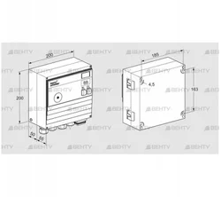 BCU460-3/1LW3GBB1/1 (88614603) Блок управления горением Kromschroder