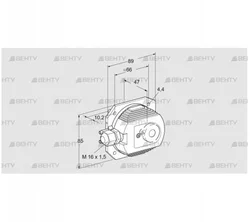 DL 16K-3 (84444780) Датчик-реле давления воздуха Kromschroder