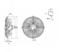Осевой вентилятор ebmpapst S4D630BF0304
