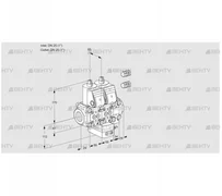 VCH2E25R/25R05NHEVWR3/PPPP/PPPP (88102581) Клапан с регулятором расхода Kromschroder