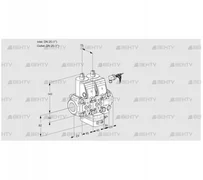 VCH1E25R/25R05NHEVWR/PPPP/PPPP (88100599) Клапан с регулятором расхода Kromschroder