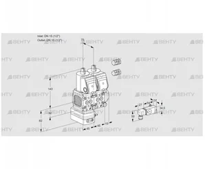 VCD1E15R/15R05FD-50NKR3/3-PP/PPPP (88106538) Регулятор давления Kromschroder