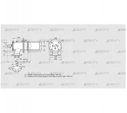 ZIC 165RB-1000/1035-(17)DB (84099930) Газовая горелка Kromschroder