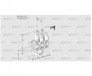 VCD1E15R/15R05D-100NWR/PPPP/PPPP (88106788) Регулятор давления Kromschroder