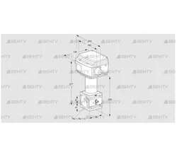 RV 2/BML10W60S1 (86060505) Регулирующий клапан Kromschroder