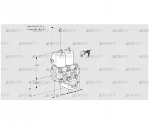 VCD1E15R/15R05ND-100KL/PPPP/PPPP (88103844) Регулятор давления Kromschroder