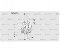 VCS1E15R/25R05FNNWR3/PPPP/PPPP (88101371) Сдвоенный газовый клапан Kromschroder