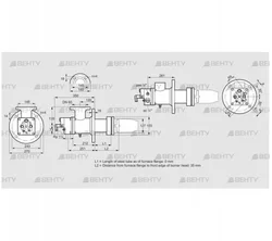 BIC 125HML-0/35-(19)E (84034013) Газовая горелка Kromschroder