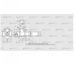 BIC 125RM-100/135-(14)E (84034026) Газовая горелка Kromschroder