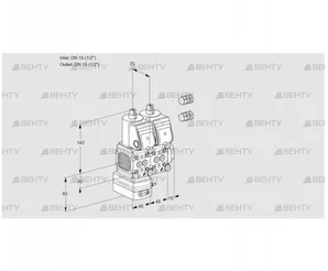 VCD1E15R/15R05FD-50NWR3/PPPP/PPPP (88106533) Регулятор давления Kromschroder