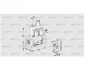 VCS665F05NLWR3E/PPPP/P3PP (88207904) Сдвоенный газовый клапан Kromschroder