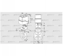 IDR200Z03D100AS/50-60Q30TR10 (88302784) Дроссельная заслонка Kromschroder