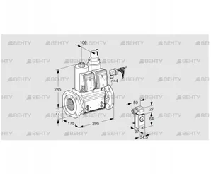 VCS665F05NLWRB/PP2-/PPPP (88207059) Сдвоенный газовый клапан Kromschroder