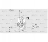 VCV1E25R/25R05FNVKWR/PPPP/2-PP (88106142) Клапан с регулятором соотношения Kromschroder