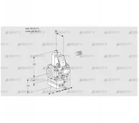 VAH2E25R/50R05HEVWR/PP/PP (88102562) Клапан с регулятором расхода Kromschroder