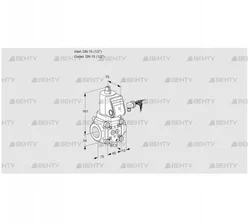 VAN115R/NK (88012236) Сбросной газовый клапан Kromschroder