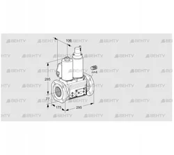 VCS665F05NLWL3E/PPPP/PPPP (88204363) Сдвоенный газовый клапан Kromschroder